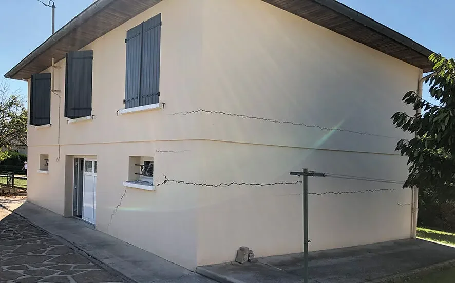 Fissures maison individuelle